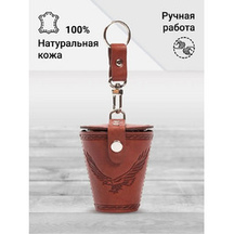 Frenzo gifts СК.23.Т Набор стаканов (4шт) в кожаном чехле / Орел