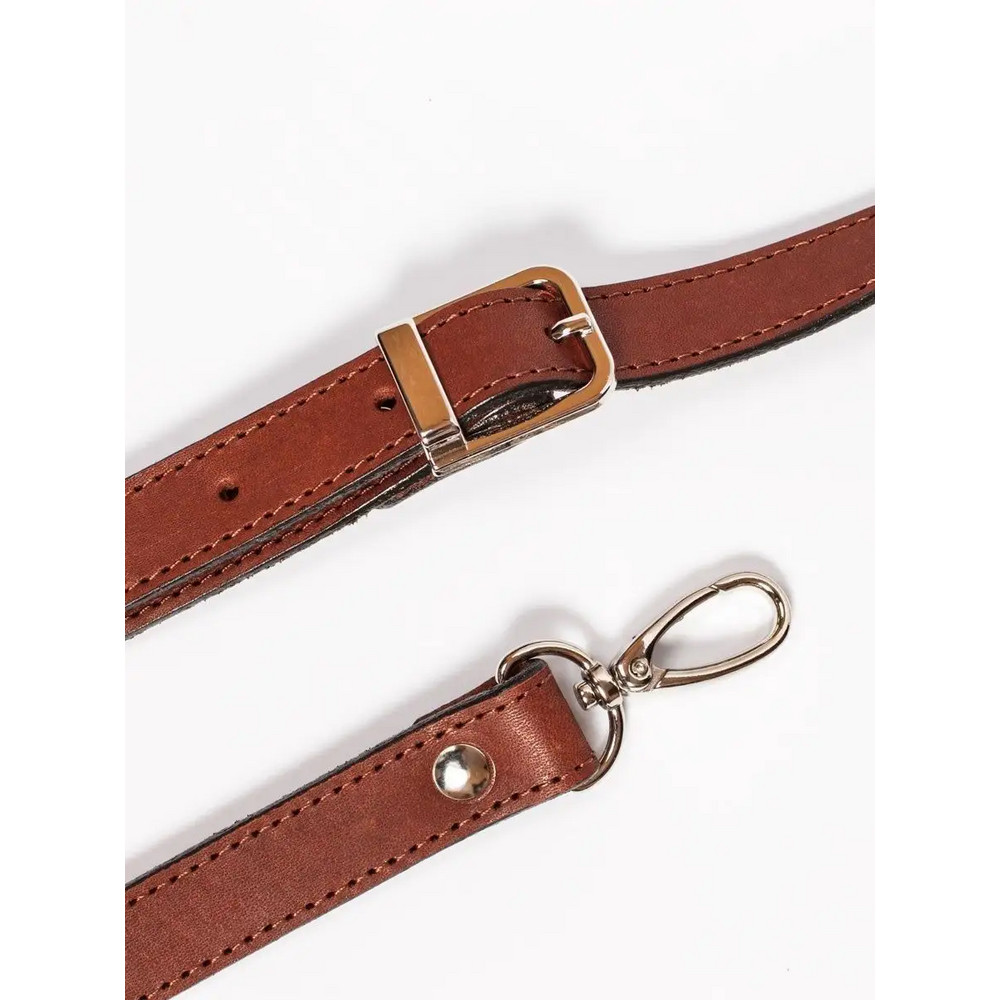 Frenzo gifts ФФ.41.СР.Т фляжка подарочная в кожаном чехле / Герб / коричневый