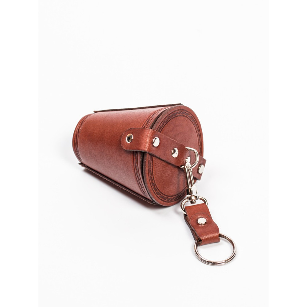 Frenzo gifts СК.23.Т Набор стаканов (4шт) в кожаном чехле / Щука