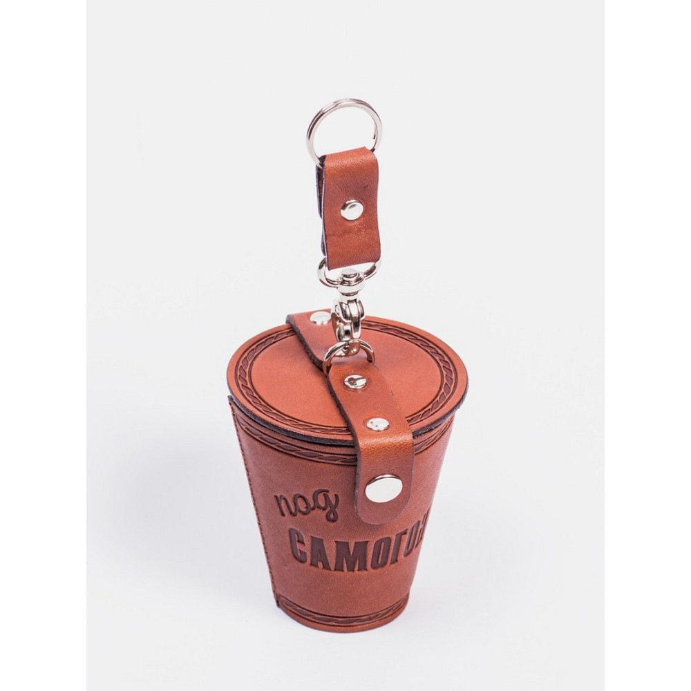 Frenzo gifts СК.23.Т Набор стаканов (4шт) в кожаном чехле / Под самогон