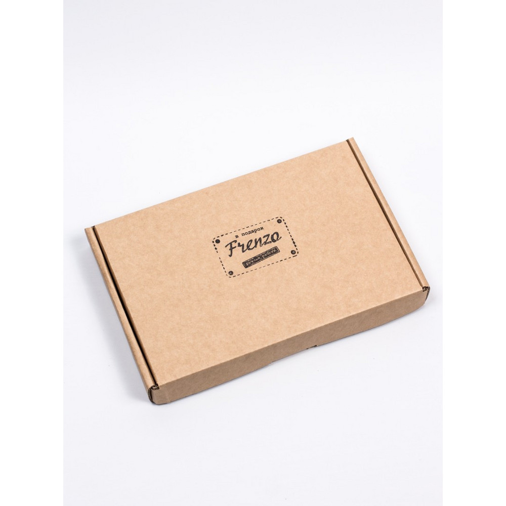 Frenzo gifts / НКГ.01.РФ Набор подарочный из натуральной кожи (обложка на паспорт, картхолдер, брелок)